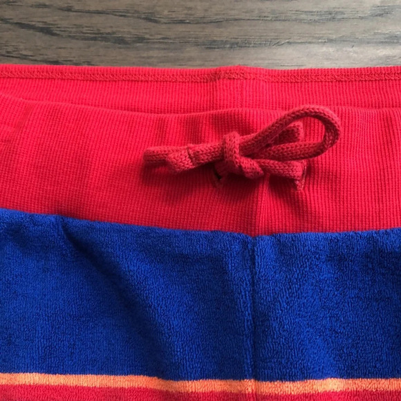 POLO Ralph Lauren striped shorts red blue yellow orange green womens Large New - Picture 5 of 9